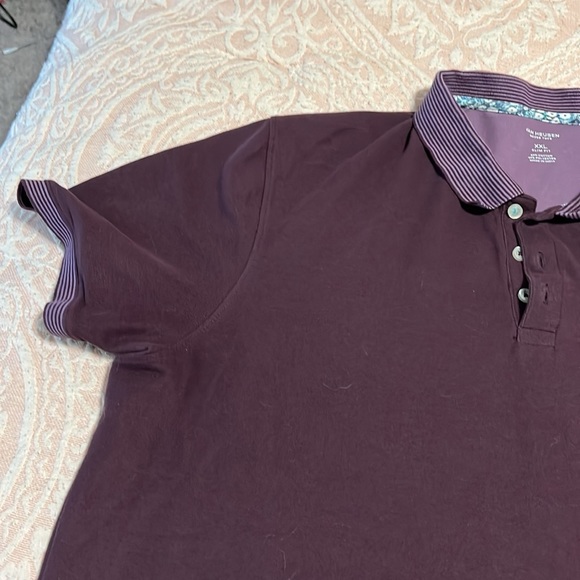 Mens XXL Van Heusen Purple Polo - Picture 5 of 7